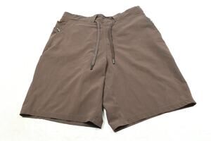 HYLETE Athletic Shorts Mens Small Brown Pull-On Drawstring Stretch Gym